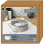 Voir la diapositive 2 : TOILINUX Pouf rond patchwork - Beige et Gris