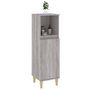 Voir la diapositive 5 : VIDAXL Armoire salle de bain sonoma gris 30x30x100 cm
