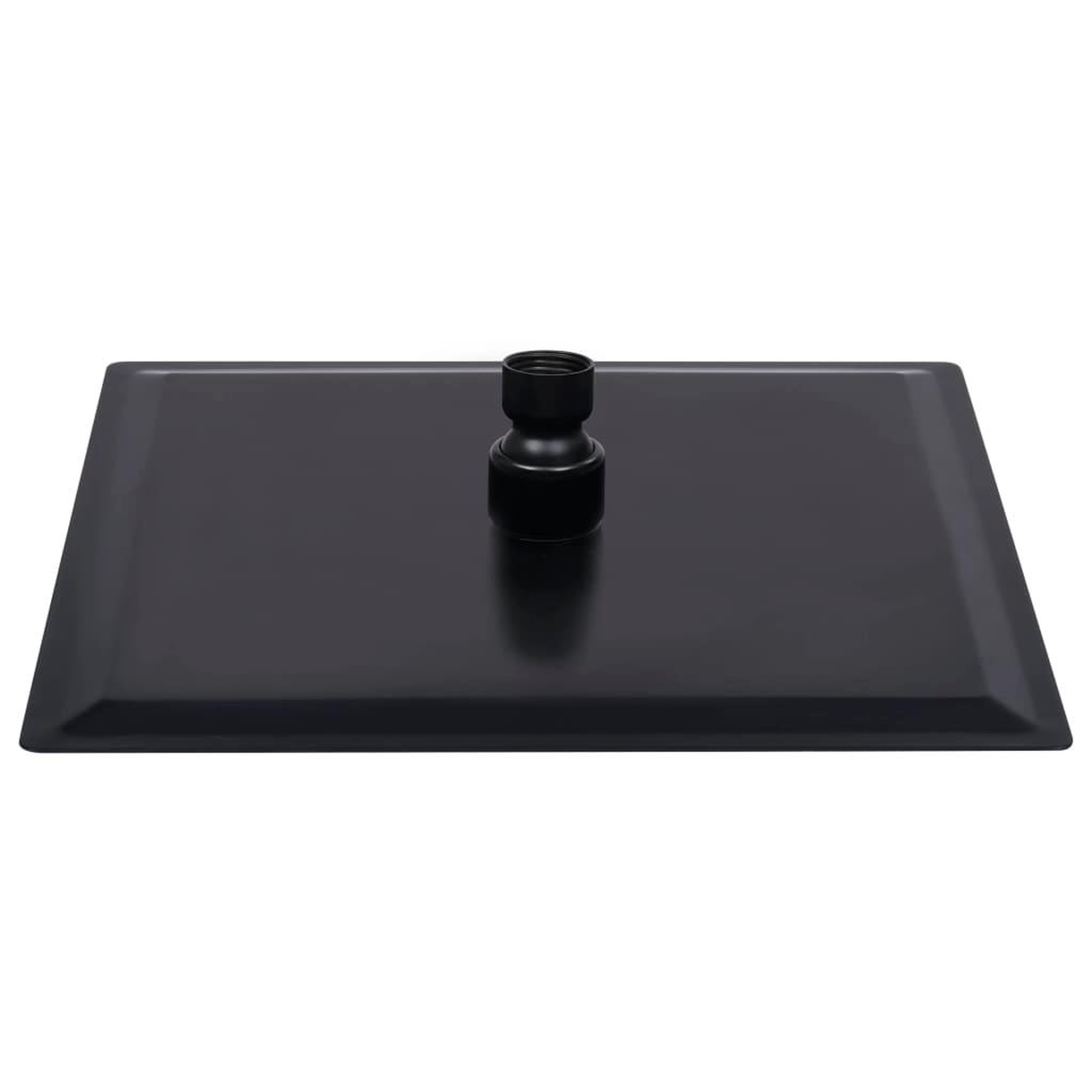 Voir la diapositive 4 : VIDAXL Pomme de douche pluie Acier inoxydable 20x20 cm Carree Noir