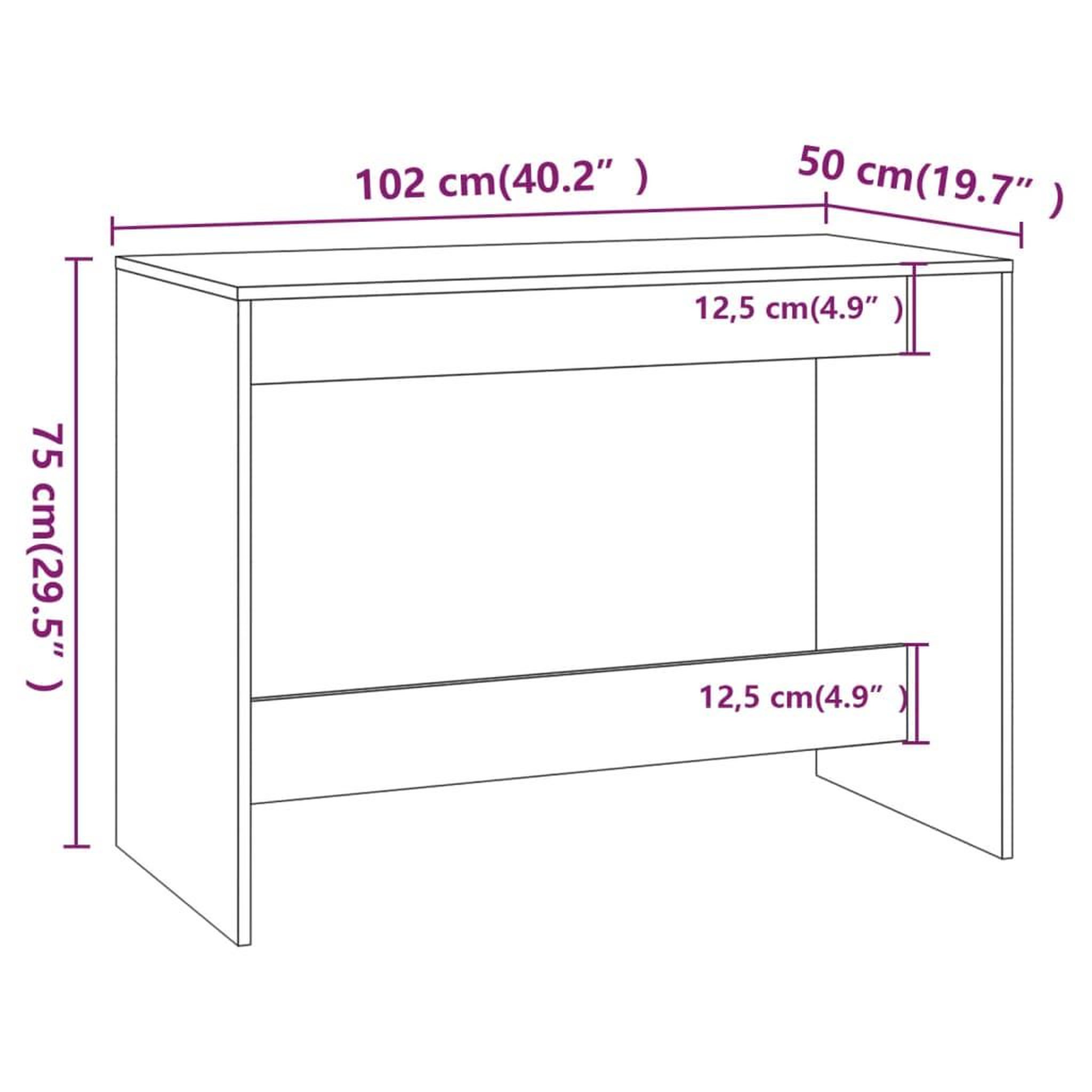 Voir la diapositive 6 : VIDAXL Ensemble a manger 3 pcs chene fume bois d'ingenierie