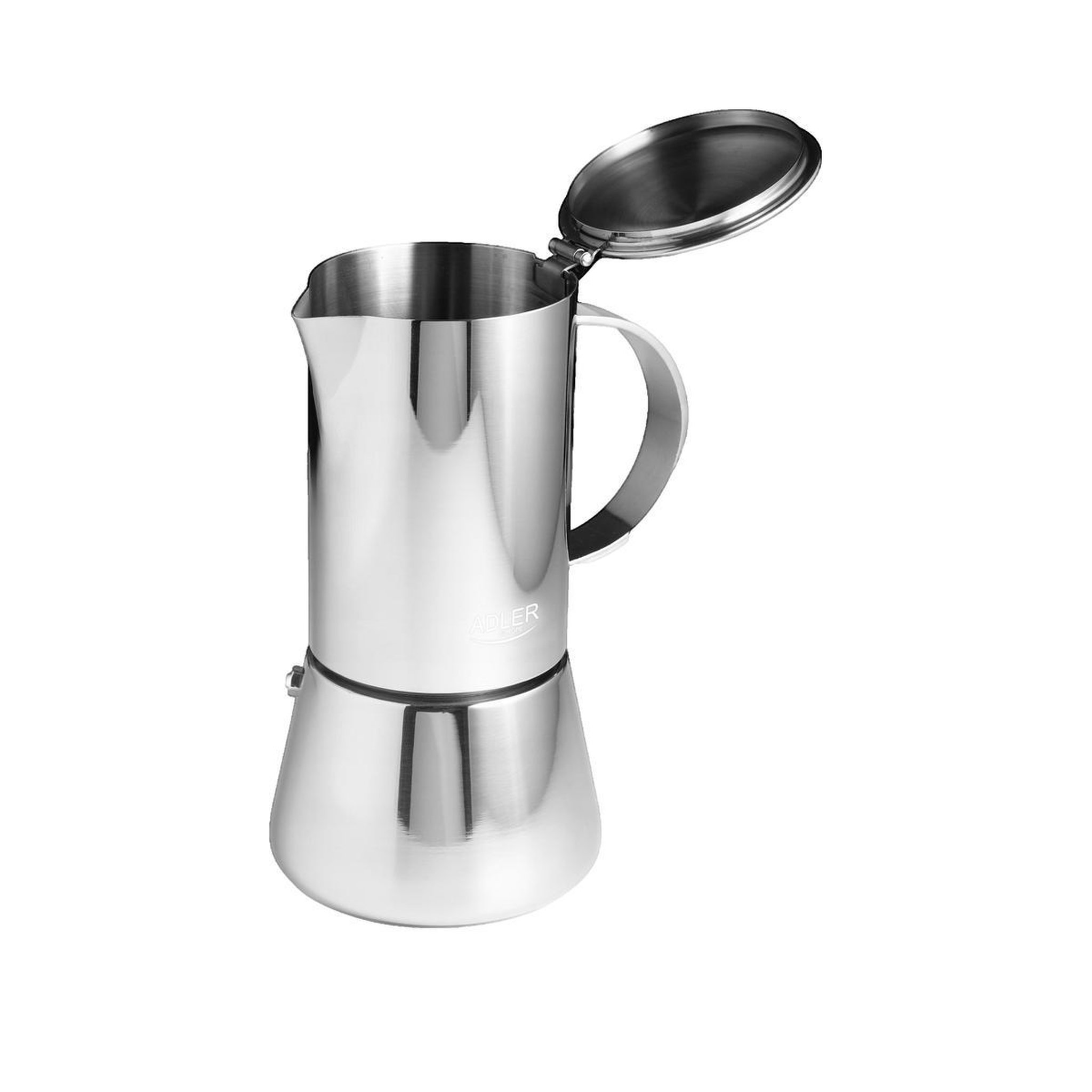 Voir la diapositive 2 : ADLER Cafetière Adler Europe AD 4419 Acier inoxydable