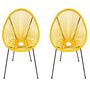 Voir la diapositive 1 : Habitat et Jardin Lot de 2 fauteuils de jardin  Ania  - Jaune