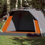 Voir la diapositive 1 : VIDAXL Tente de camping cabine 4 personnes liberation rapide