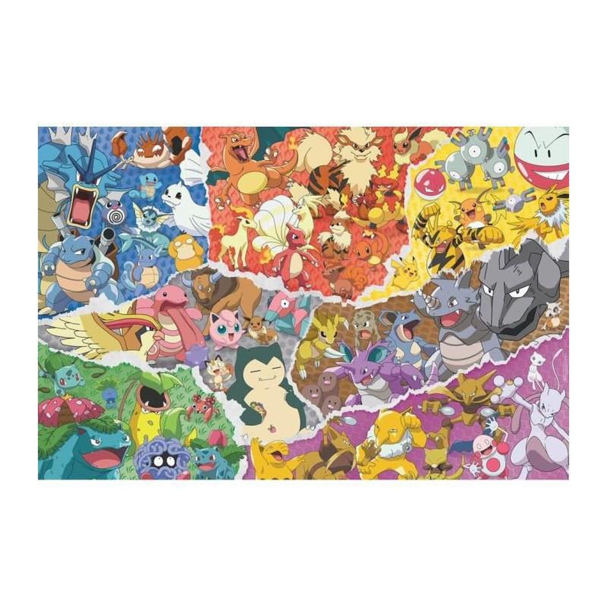 Voir la diapositive 3 : RAVENSBURGER POKEMON - Puzzle 5000 pieces - Pokemon Allstars - Ravensburger