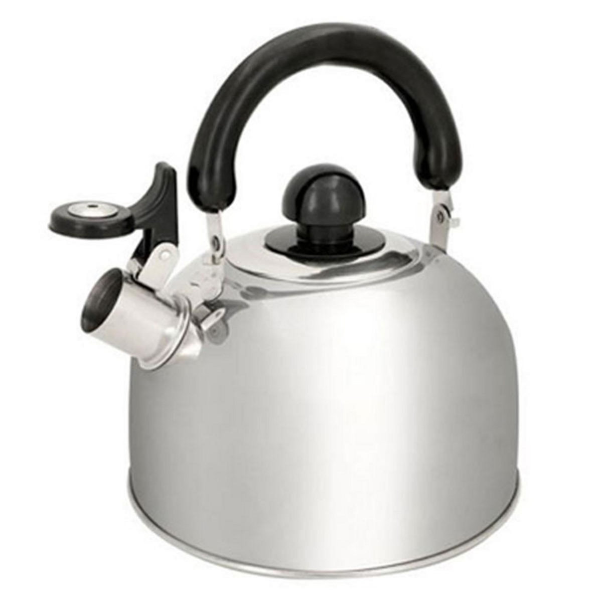 Alpina Bouilloire sifflante Cuve Inox 1.8L Tous feux Théière avec Sifflet Vintage ALPINA