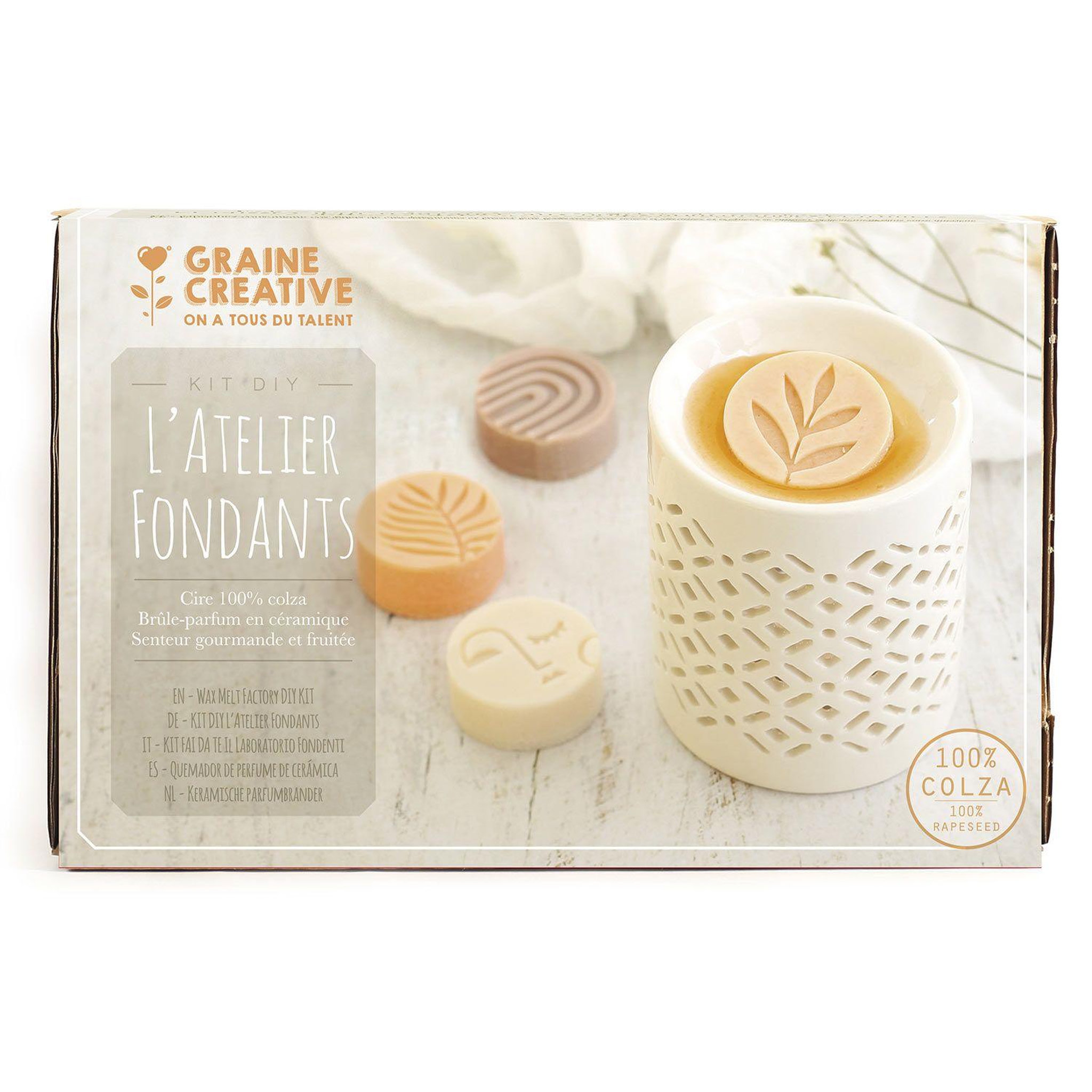 Voir la diapositive 5 : Graine créative Coffret DIY atelier fondants à bougie