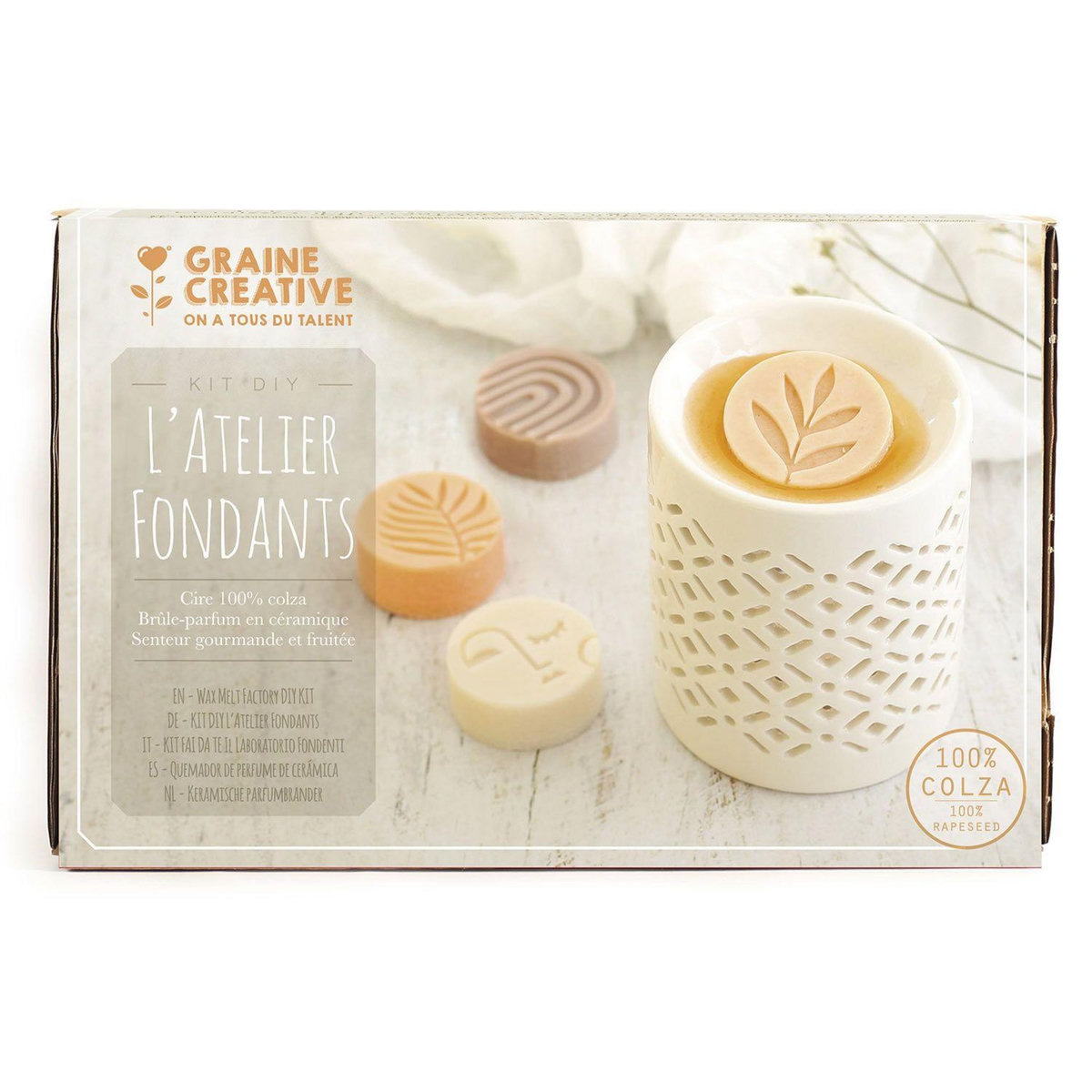 Graine créative Coffret DIY atelier fondants à bougie