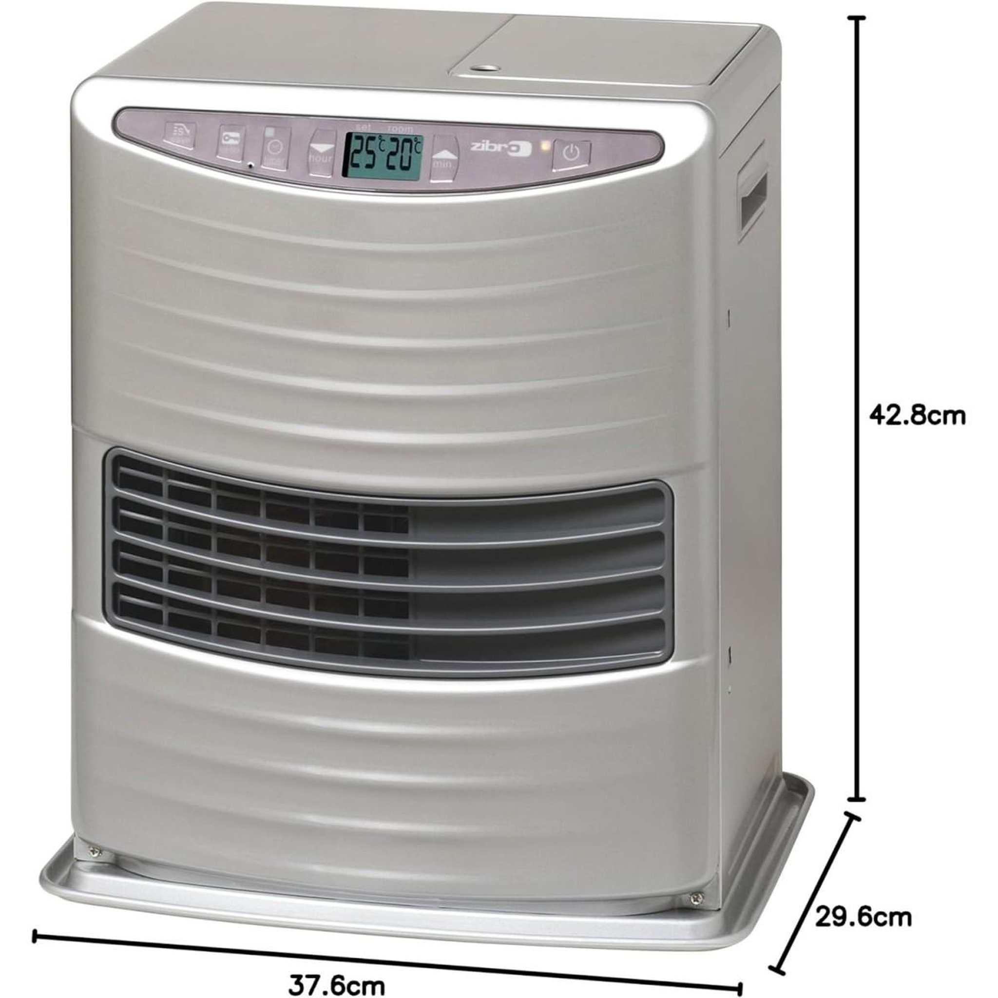 Voir la diapositive 2 : ZIBRO Poêle à pétrole 3000W Portable Chauffage à combustible 120m3 Commande Électronique ZIBRO LC-30