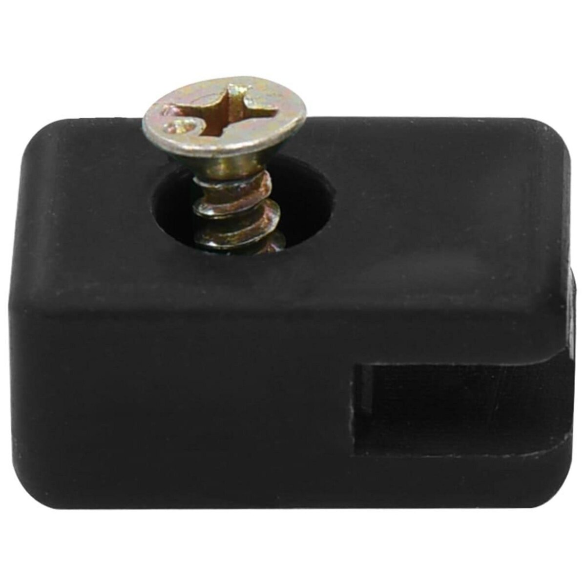 VIDAXL Ensemble de 100 supports de fil de cloture avec vis Anthracite