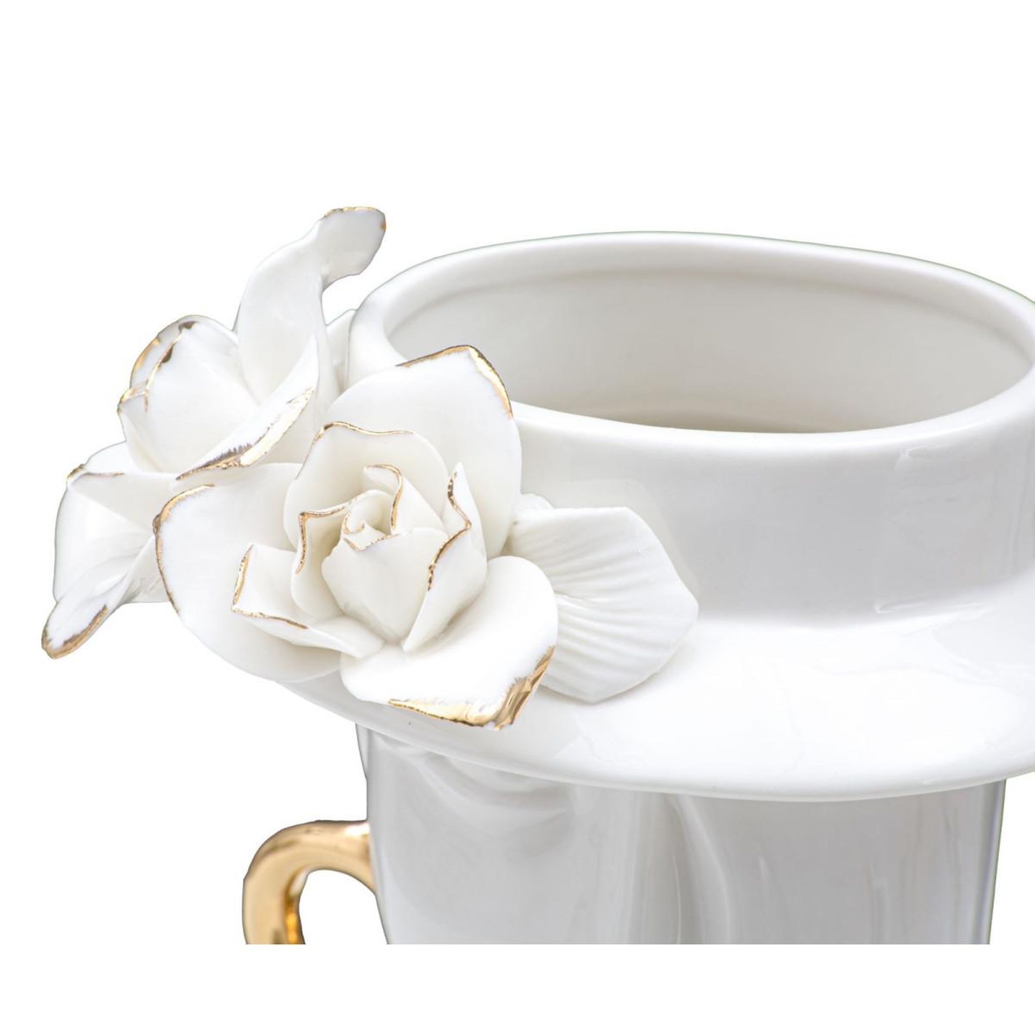 Voir la diapositive 6 : Paris Prix Vase déco en porcelaine  woman elegant  23cm blanc