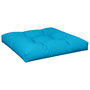Voir la diapositive 4 : VIDAXL Coussins de palette lot de 2 bleu tissu