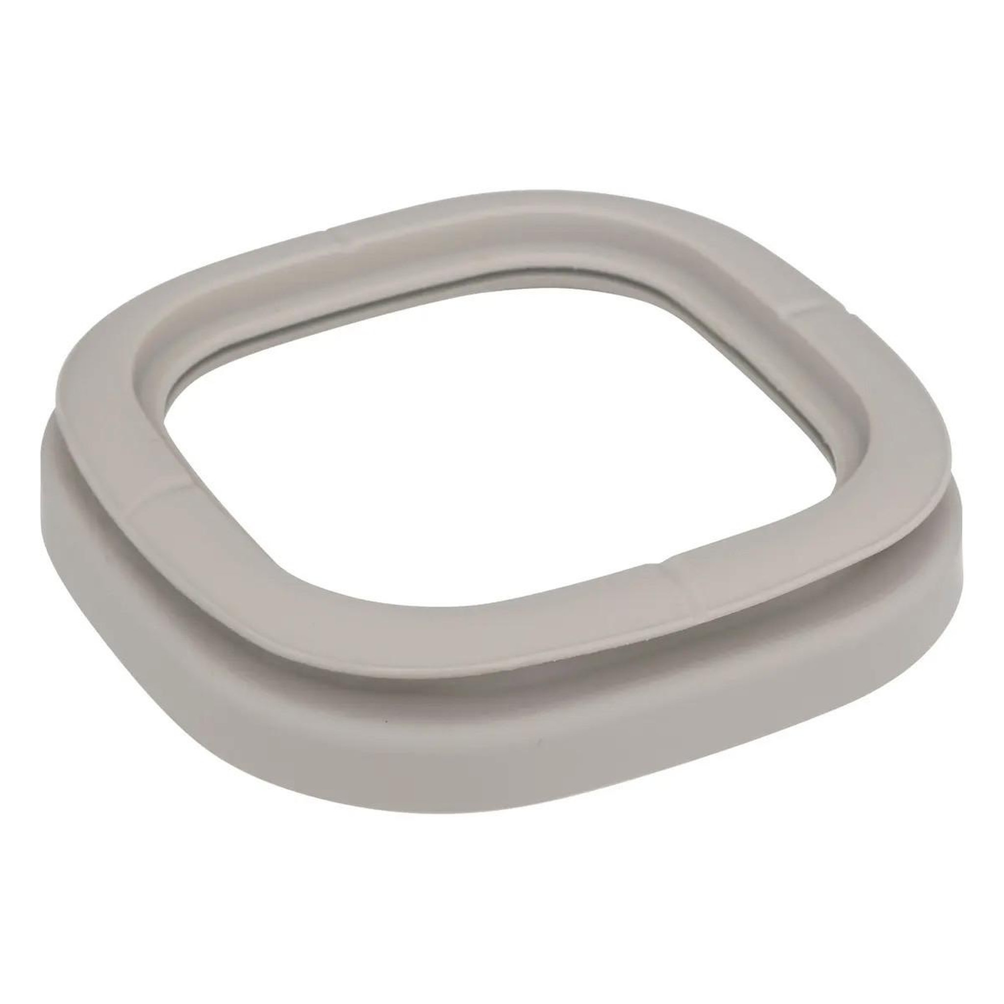 Voir la diapositive 2 : FIVE Bocal en verre  hermet  0,4l transparent & beige