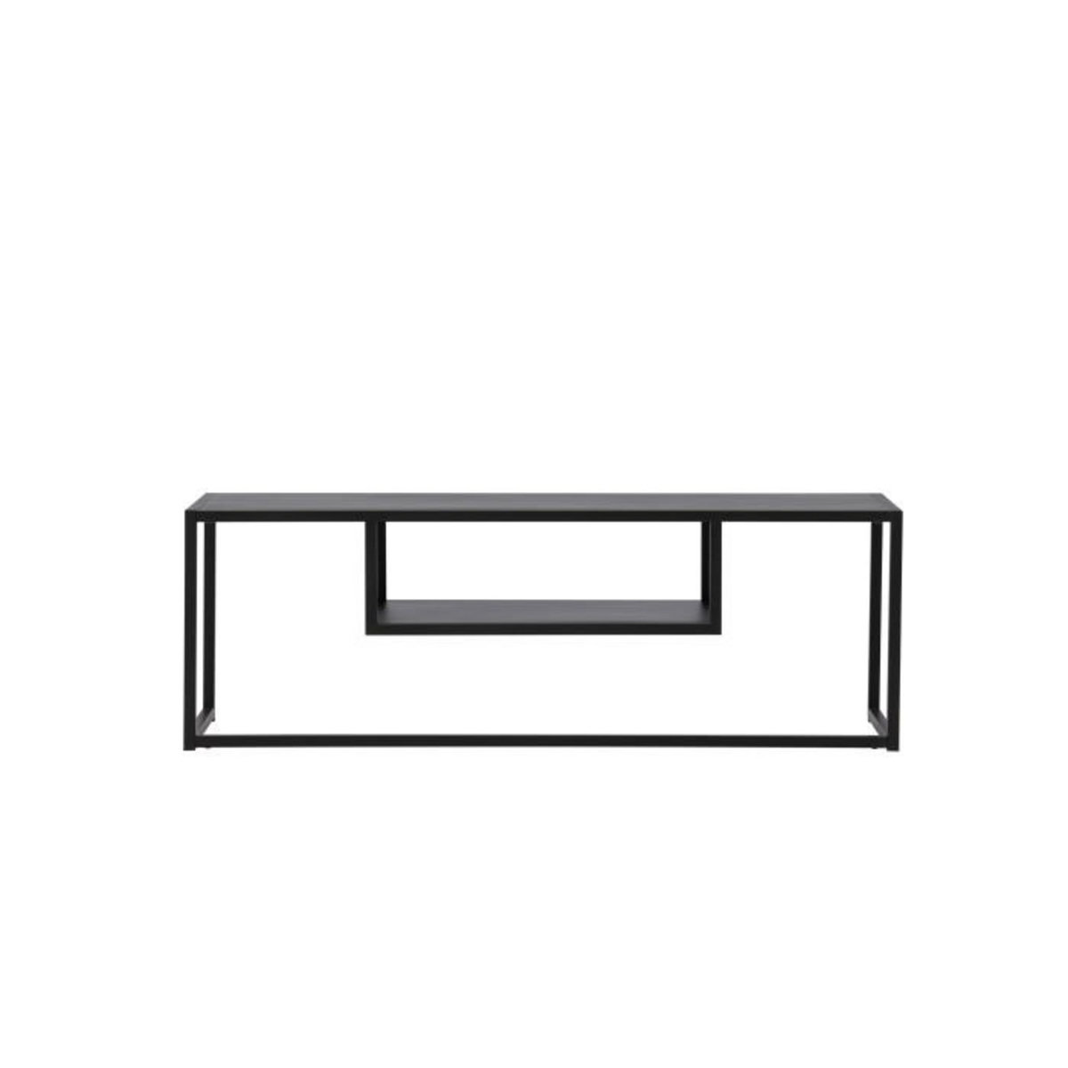 Paris Prix Meuble TV en Métal  Riverside  120cm Noir