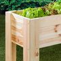 Voir la diapositive 5 : HI HI Jardiniere surelevee 92 x 41 x 80 cm Bois de pin