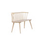 Voir la diapositive 2 : Paris Prix Banc Design en Bois  Bobby  120cm Naturel