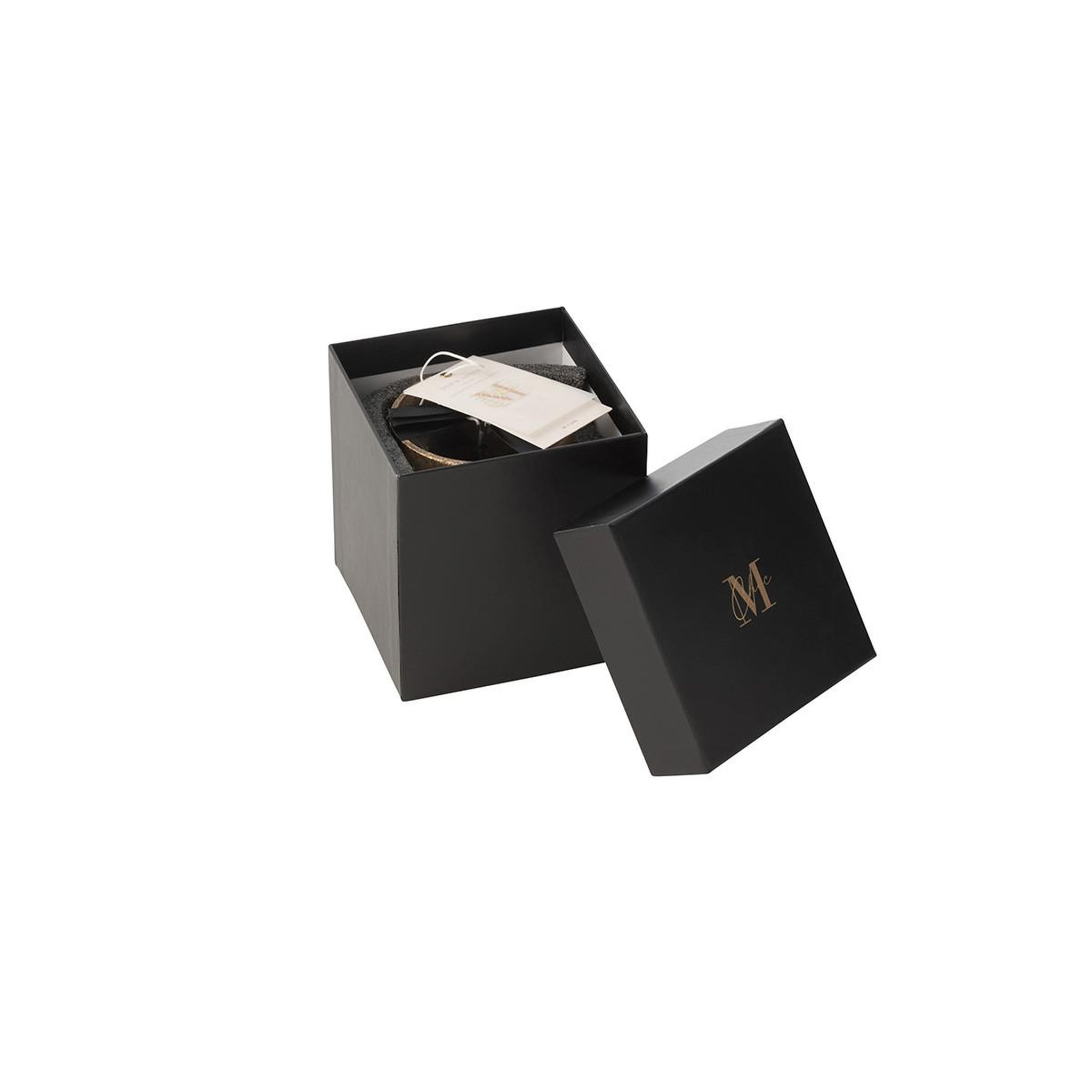 Voir la diapositive 4 : J-LINE Bougie parfumée  m-chic  10cm oud & amber
