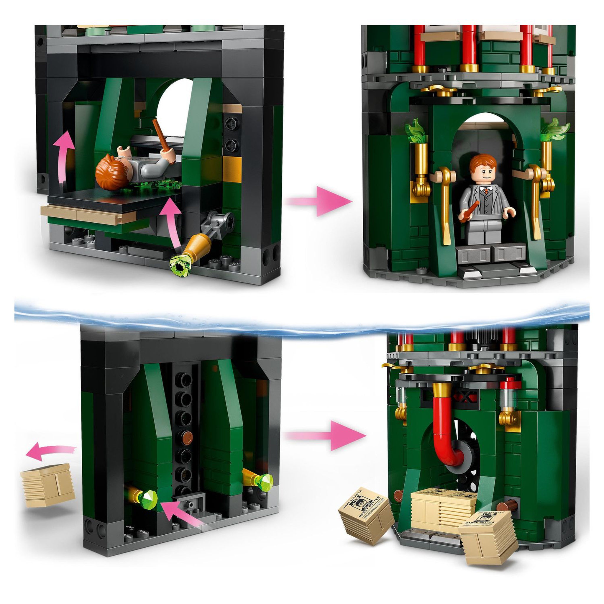 Voir la diapositive 6 : LEGO Harry Potter 76403 Le ministère de la Magie, Jouet avec 12 Minifigurines  