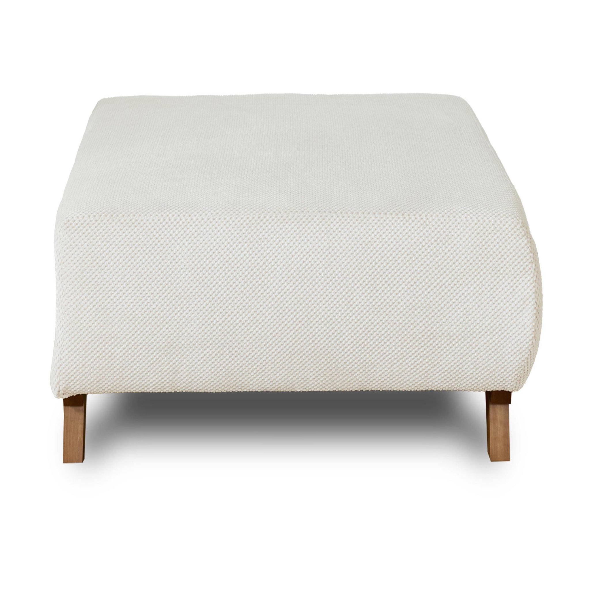 Voir la diapositive 1 : BEST MOBILIER Cristal - pouf modulable - 95 cm - en velours texturé