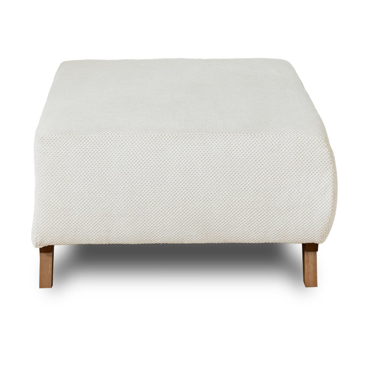 BEST MOBILIER Cristal - pouf modulable - 95 cm - en velours texturé