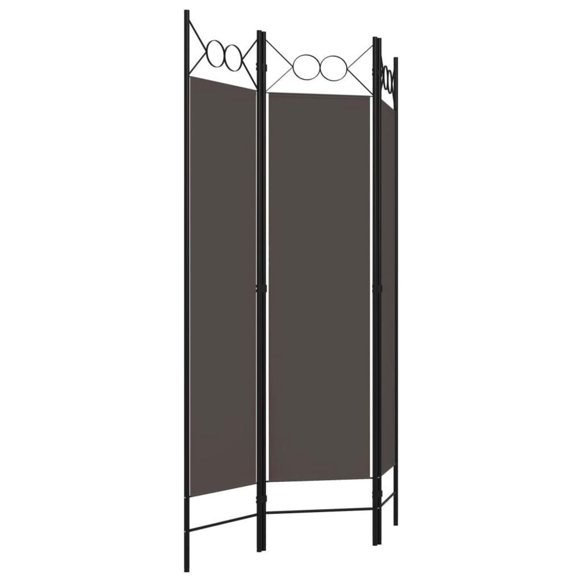 VIDAXL Cloison de separation 3 panneaux Anthracite 120x180 cm