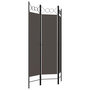 Voir la diapositive 3 : VIDAXL Cloison de separation 3 panneaux Anthracite 120x180 cm