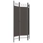 Voir la diapositive 3 : VIDAXL Cloison de separation 3 panneaux Anthracite 120x180 cm