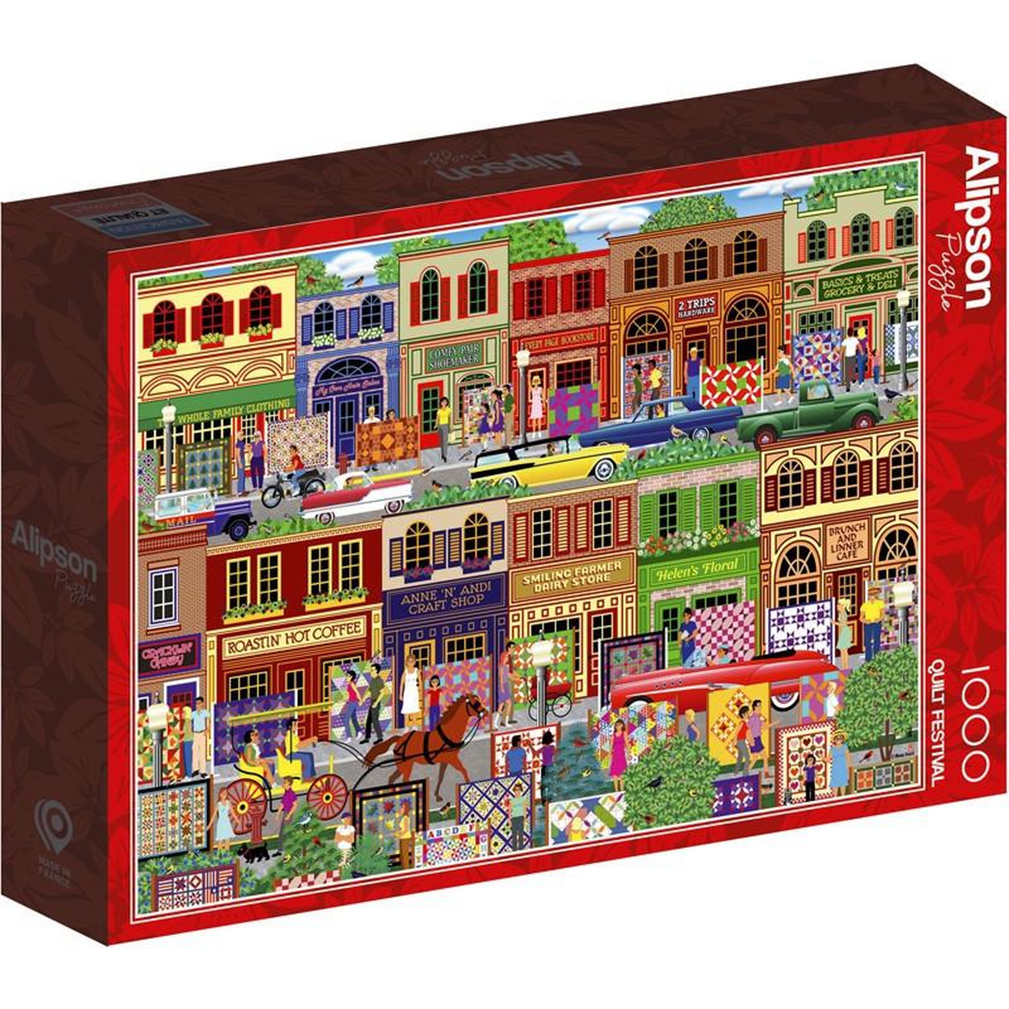 ALIZE Puzzle 1000 pièces - Bâtiments colorés - Alizé - ALI50036