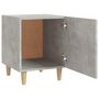 Voir la diapositive 5 : VIDAXL Table de chevet Gris beton Bois d'ingenierie