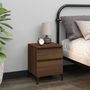 Voir la diapositive 3 : VIDAXL Tables de chevet 2 pcs Chene marron 40x35x50 cm