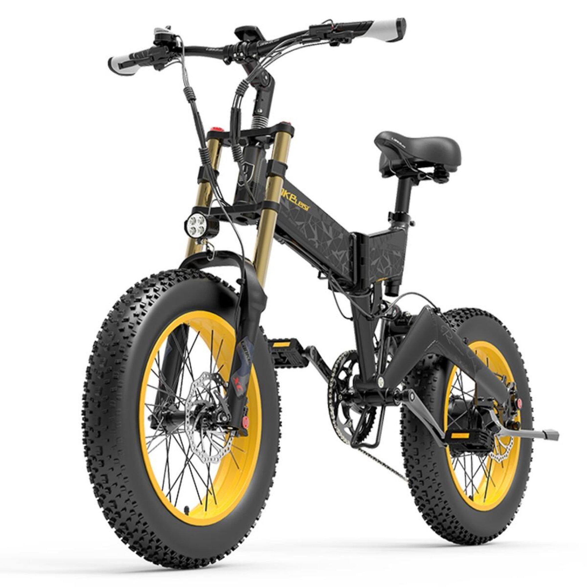 Voir la diapositive 2 : LANKELEISI Vélo électrique pliable LANKELEISI X3000Plus-UP
