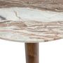 Voir la diapositive 3 : ATMOSPHERA Table basse en marbre et manguier COPPA - Beige