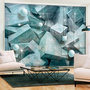 Voir la diapositive 1 : Paris Prix Papier Peint  Concrete Cubes Green