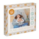 ATMOSPHERA Sweat Plaid  Enfant Atmosphera Ours 3 10 Ans. Coloris disponibles : Gris