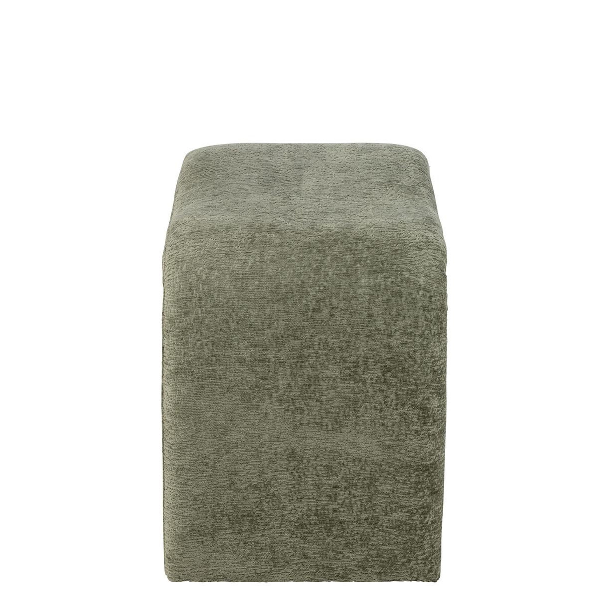 Voir la diapositive 3 : J-LINE Pouf design  anise  61cm vert menthe