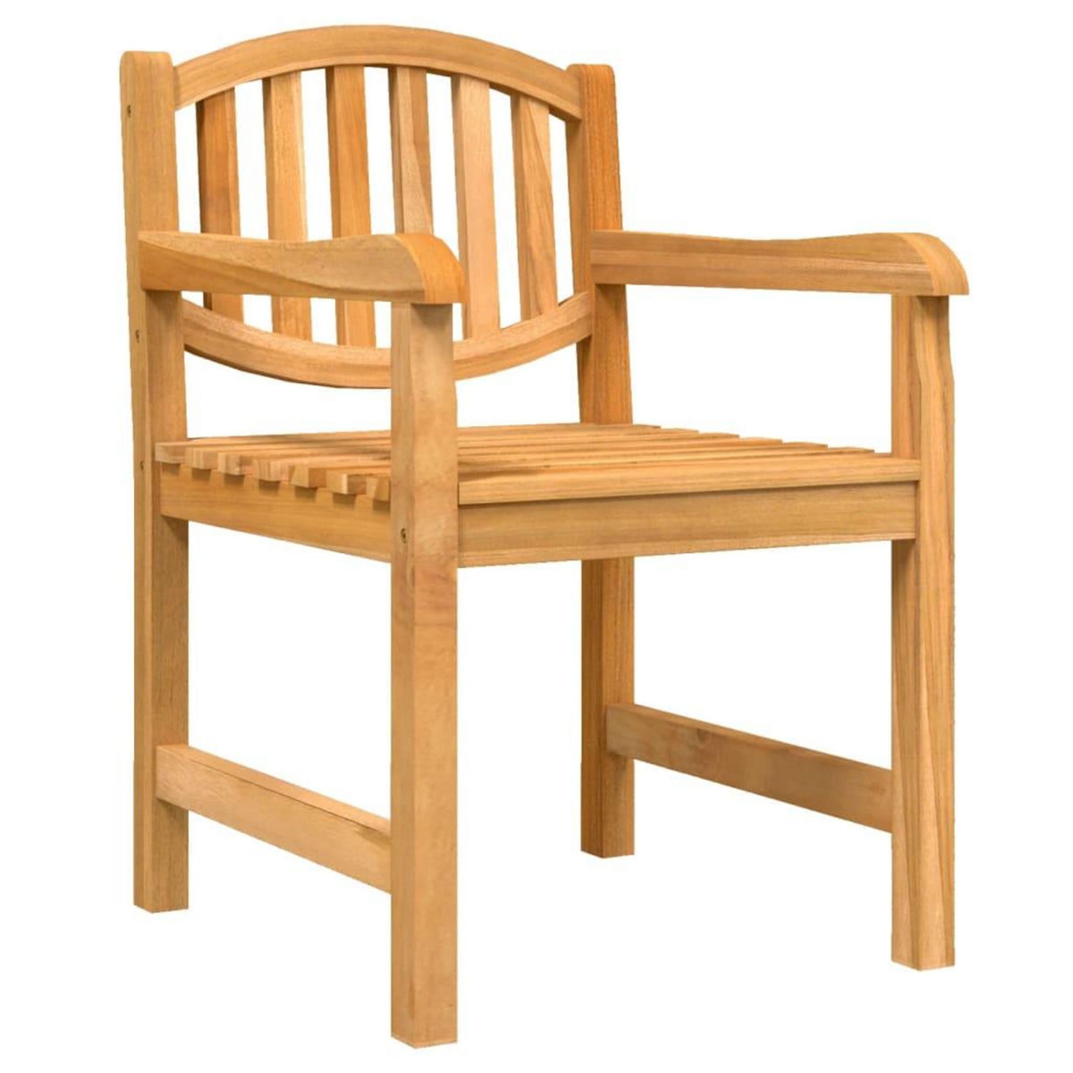 VIDAXL Chaises de jardin lot de 8 58x59x88 cm bois massif de teck