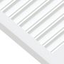 Voir la diapositive 4 : VIDAXL Portes d armoire à persiennes 4pcs blanc 39,5x39,4cm pin massif
