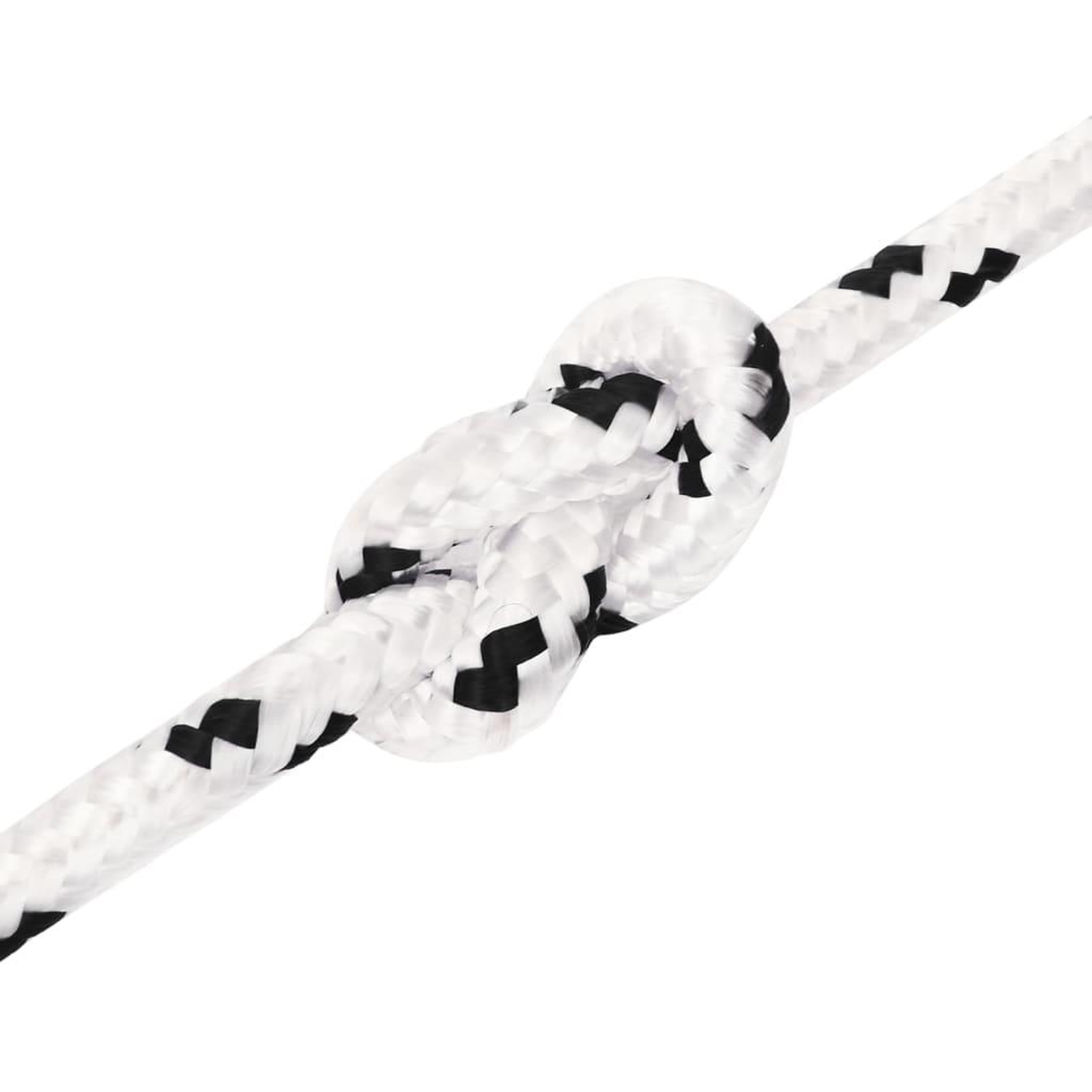 Voir la diapositive 4 : VIDAXL Corde de bateau tresse Blanc 6 mmx100 m Polyester