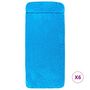 Voir la diapositive 3 : VIDAXL Serviettes de plage 6 pcs turquoise 60x135 cm tissu 400 GSM