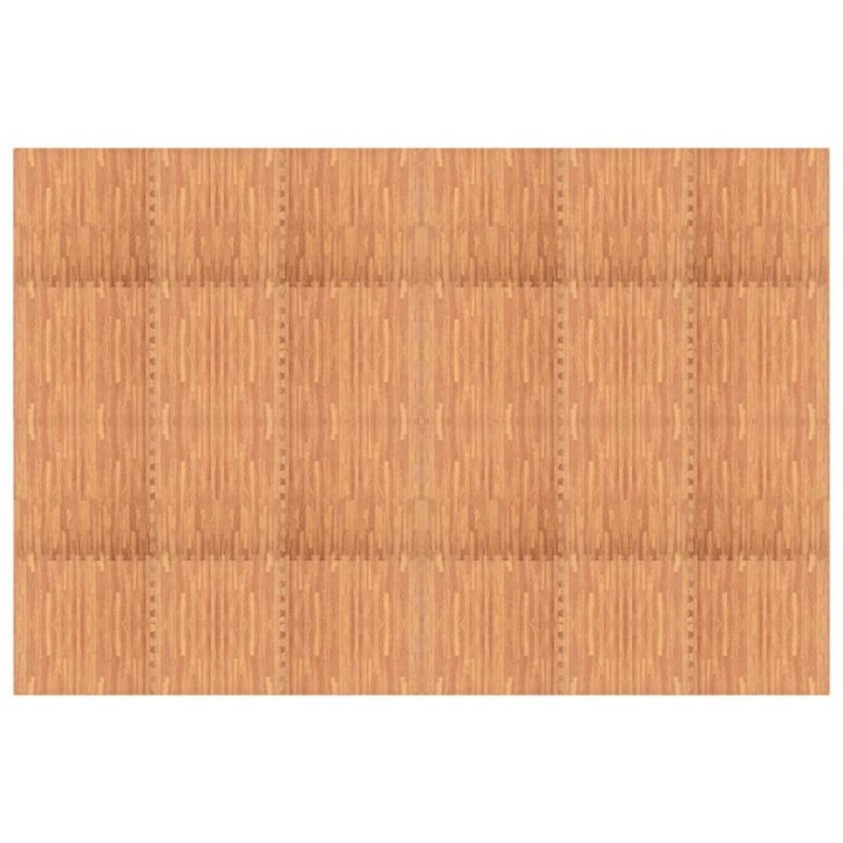 VIDAXL Tapis de sol 24 pcs Grain de bois 8,64㎡ Mousse EVA