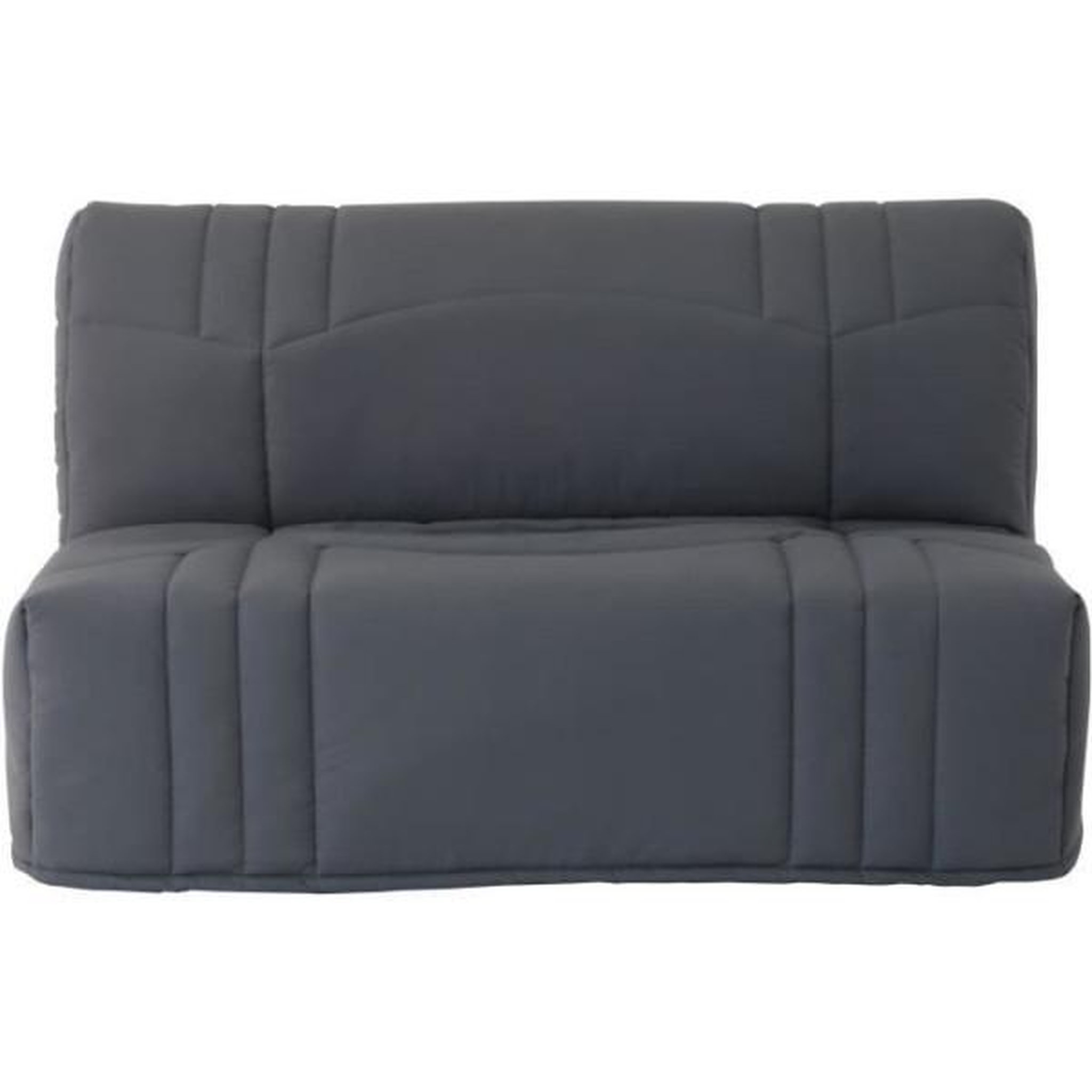 MARKET24 Banquette BZ - Gris anthracite - 100% coton - DREAM