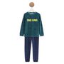 Voir la diapositive 1 : INEXTENSO Pyjama velours dinosaure garçon
