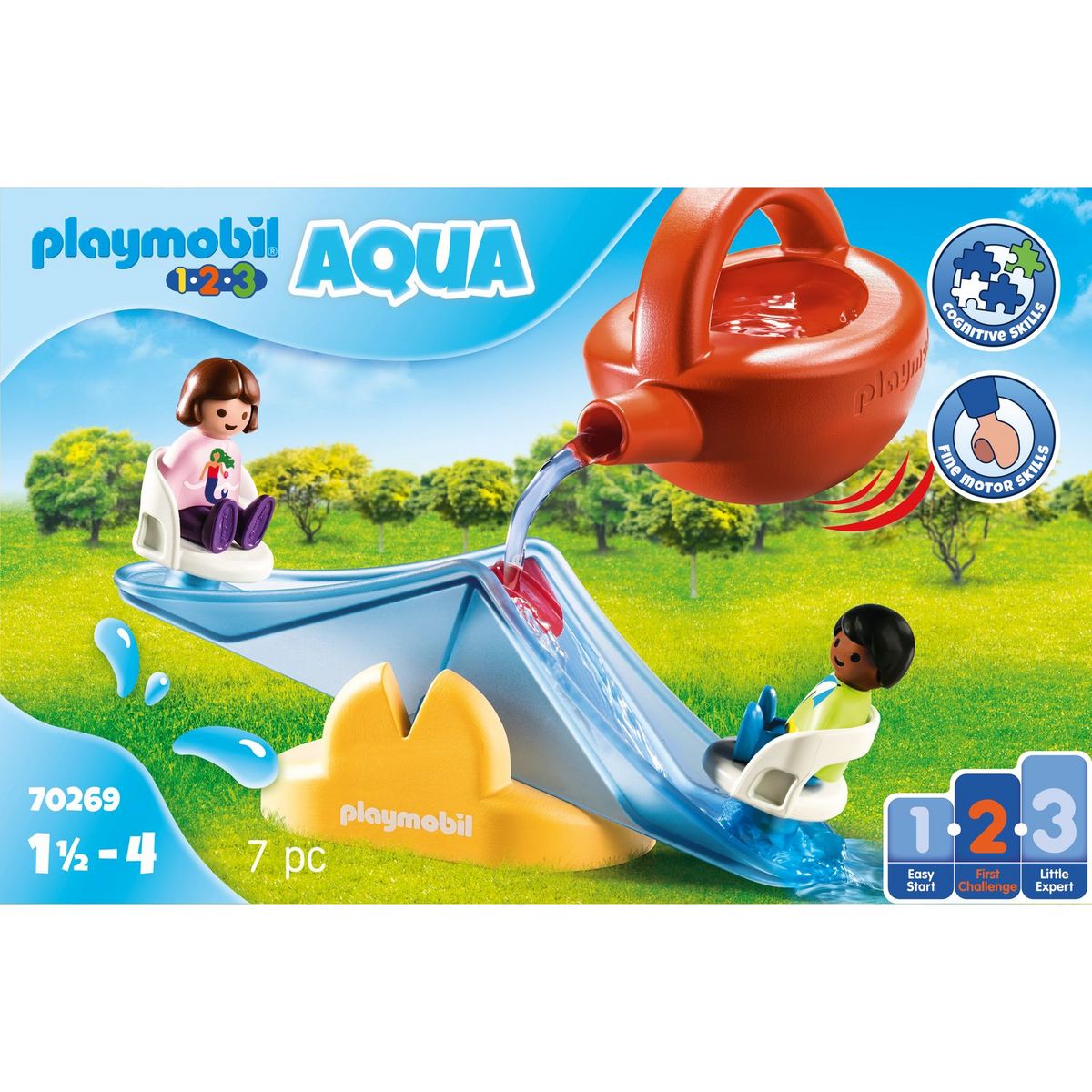 PLAYMOBIL 70269 1.2.3 AQUA - Balançoire aquatique avec arrosoir