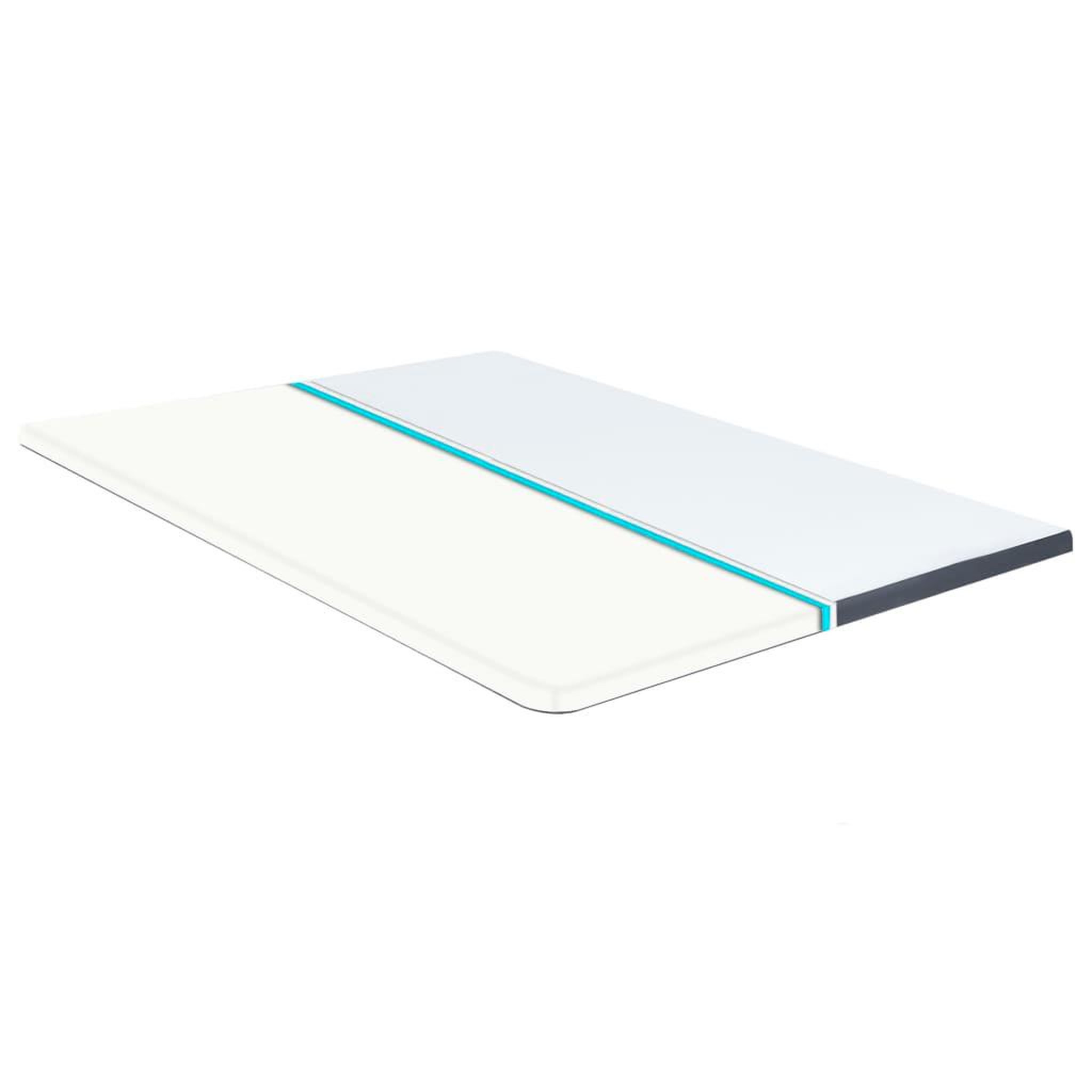 Voir la diapositive 2 : VIDAXL Surmatelas de sommier tapissier 200x140x5 cm