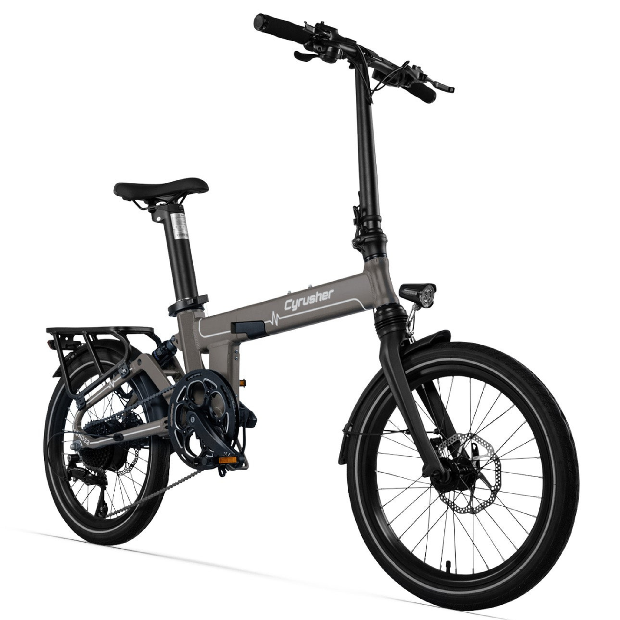 Voir la diapositive 2 : CYRUSHER Vélo électrique pliable Cyrusher Sonder