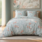 Les Ateliers du Linge Parure housse de couette 100% polyester microfibre 75gsm maonav. Coloris disponibles : Multicolore