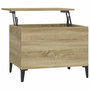 Voir la diapositive 2 : VIDAXL Table basse Chene sonoma 60x44,5x45 cm Bois d'ingenierie