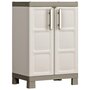 Voir la diapositive 1 : Keter Keter Armoire de rangement basse Excellence Beige et taupe 97 cm