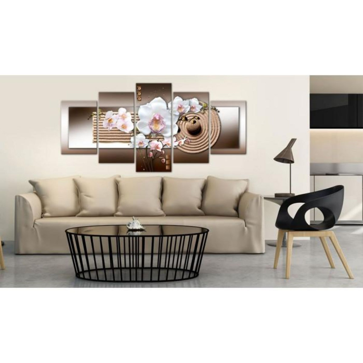 Paris Prix Tableau Imprimé  Orchid & Zen Garden