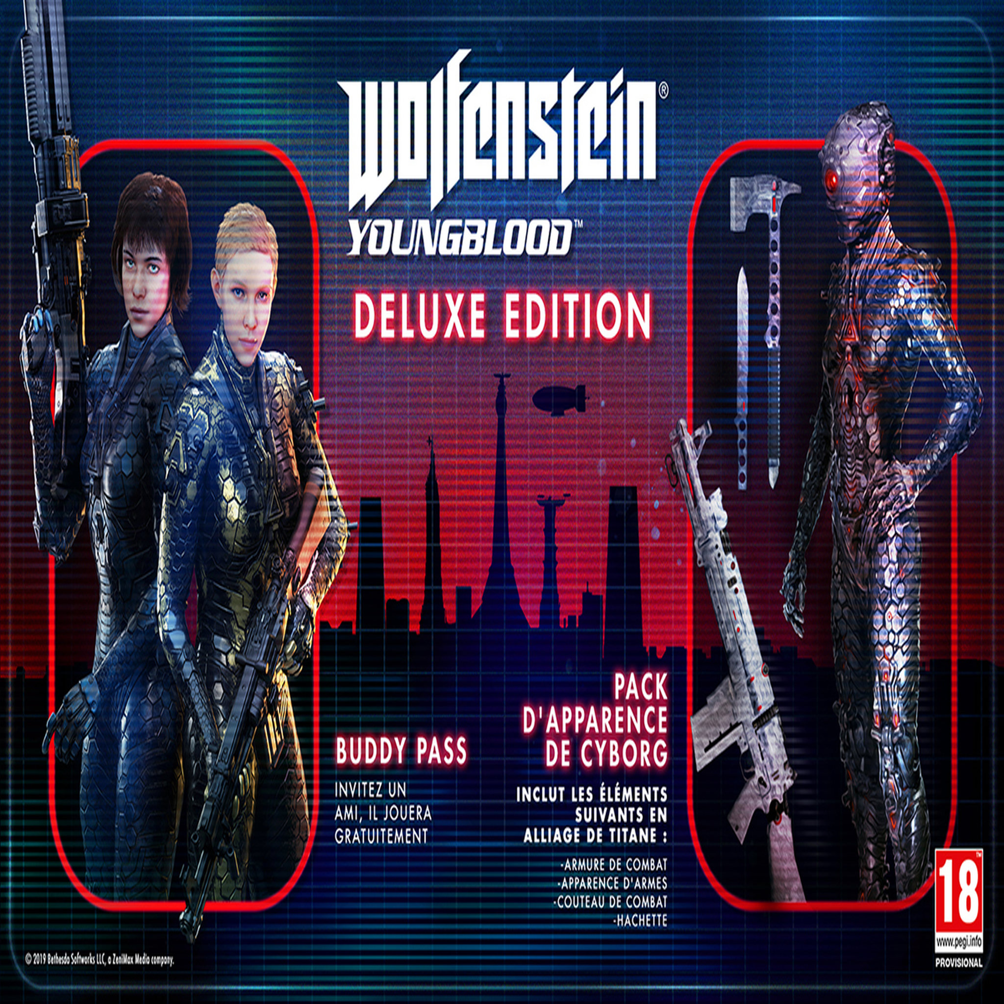 Voir la diapositive 3 : Wolfenstein II : Youngblood Edition Deluxe PS4