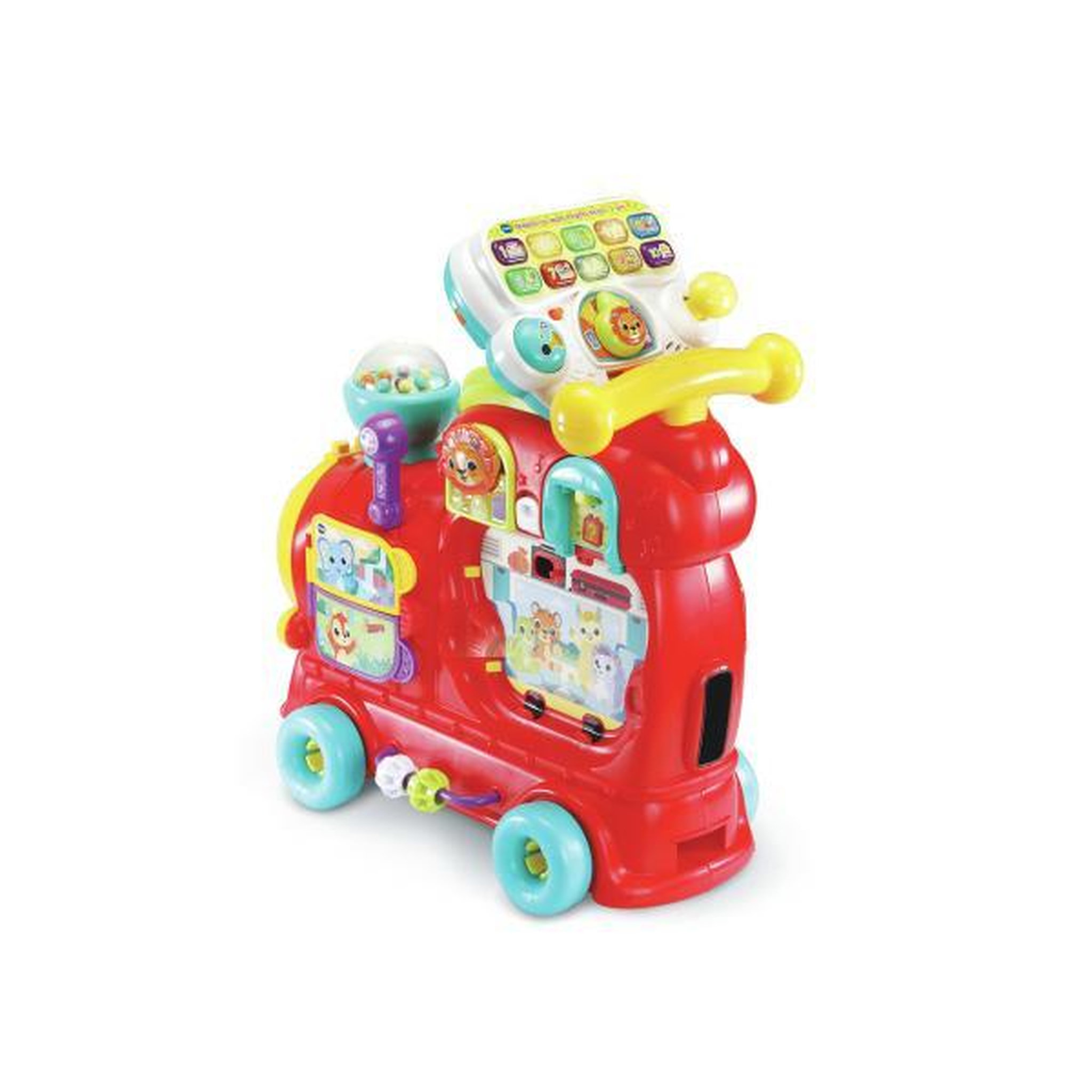 Voir la diapositive 4 : VTECH BABY Porteur Trotteur  Maxiloco Mon Trotti Train 7 En 1 - VTECH BABY - Rouge - Musical